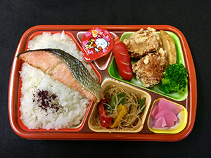 アレルギーに対応した幕の内弁当